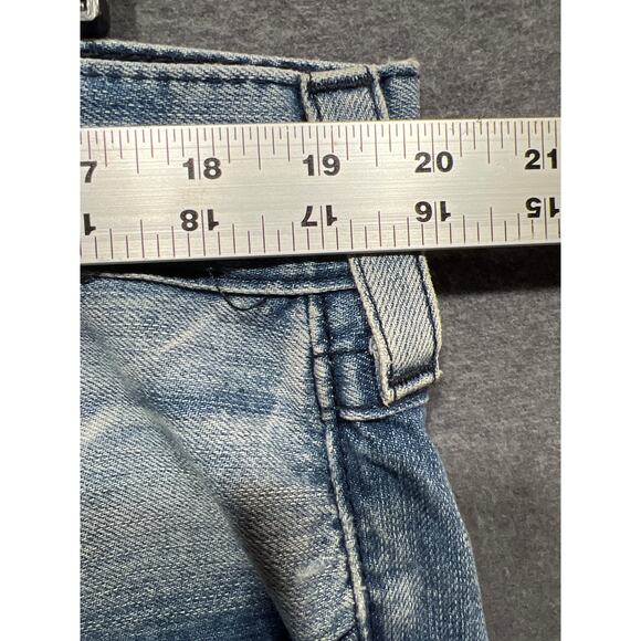 True Religion Mens Straight Embroidery Flap Pockets Jeans Size 38 - Picture 10 of 11